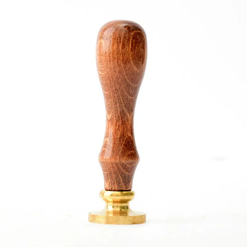 Длинная ручка классический винтажный воск уплотнение один кожаный тиснение инструмент дровяной Брендинг железа