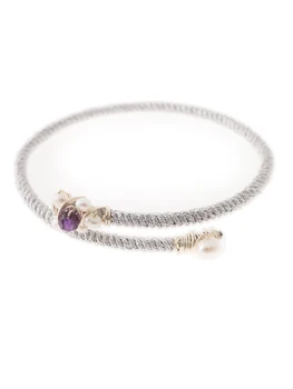 

Braided Silver-plated Bracelet E