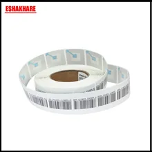 Бирка безопасности с штрих-кодом RF8.2Mhz eas Противокражные бирки 1000 шт штрих-код этикетка