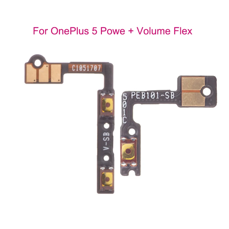 Witrigs Power Button Volume Button Flex Cable For OnePlus 33T 5 5T 6 6T 7 Pro Mute Volume Key Connector Ribbon Replacement (7)