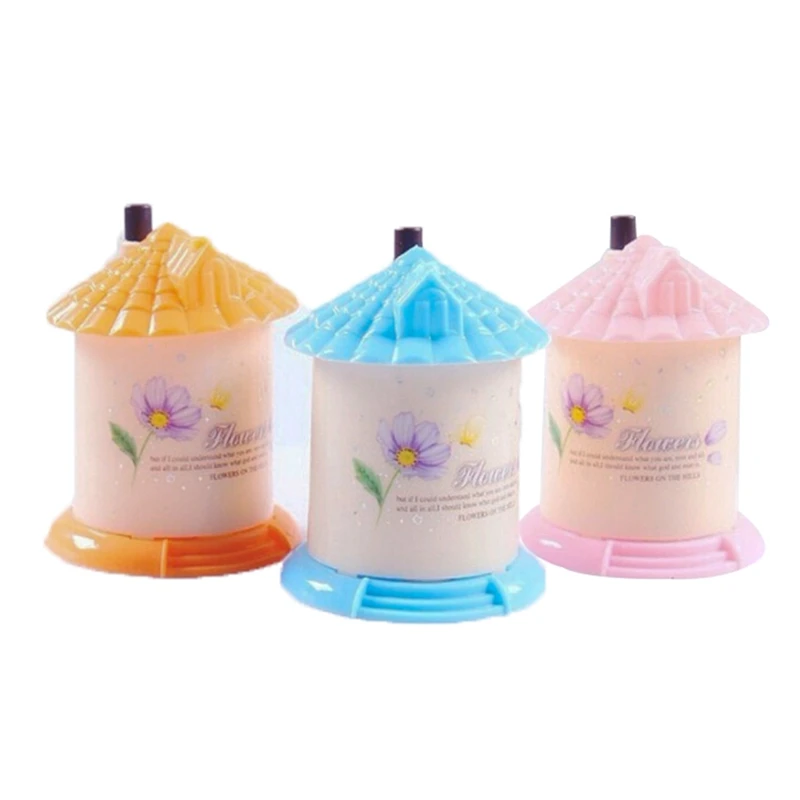 

Lovely Automatic Toothpick Fashion Small Portable House Shape CUTE Toothpick Box storage BOTTLE Color Random
