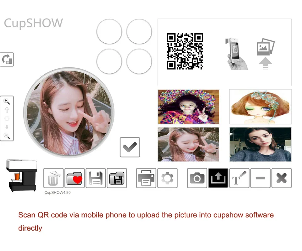 scan QR code 