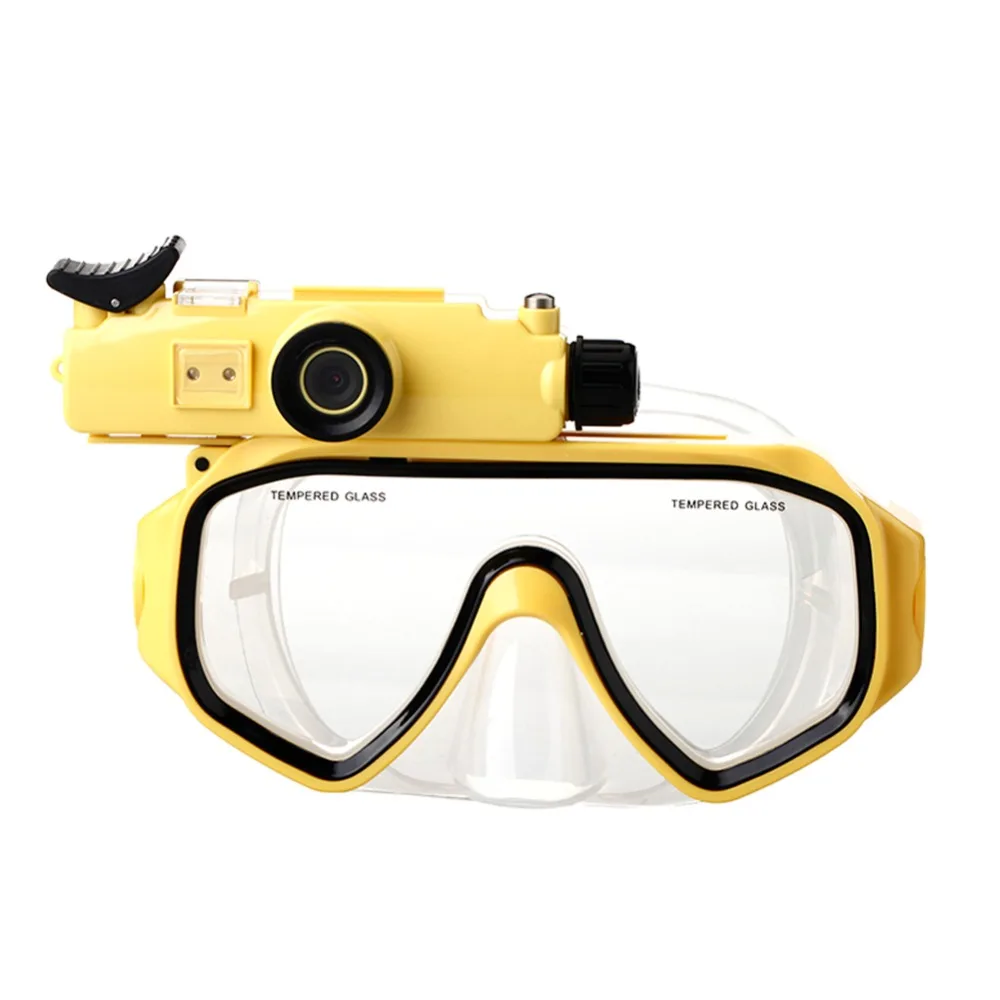 

Diving Camera Snorkeling Masks Panoramic View Anti-fog Anti-Leak Swimming Snorkel Scuba Underwater Diving Mask Compatible Cam