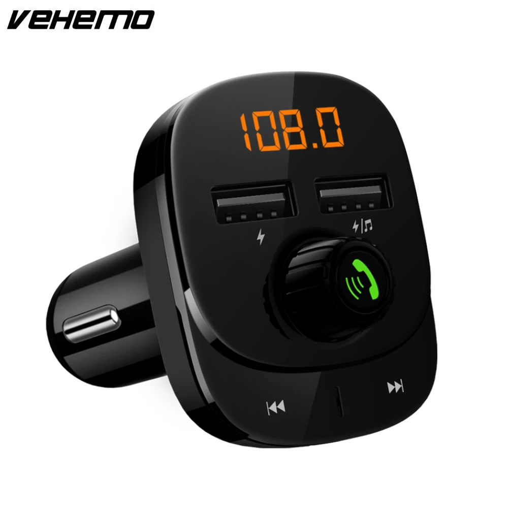 

FM Transmitter MP3 Wireless Bluetooth 5.0 Car Player Handsfree Car AUX Modulator FM Radio Adapter 3.4A Dual USB QC3.0 Charger