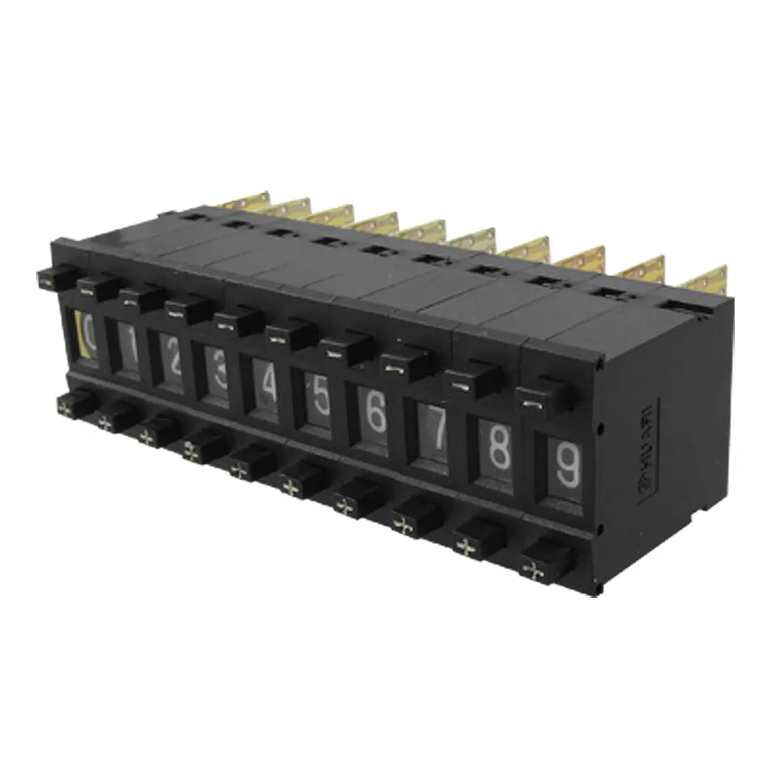 

UXCELL 10Pcs Single Unit Pushwheel Thumbwheel Switch Km1 0-9 Two Change Switch To Get Increasing Sequence Or Reduce Sequence