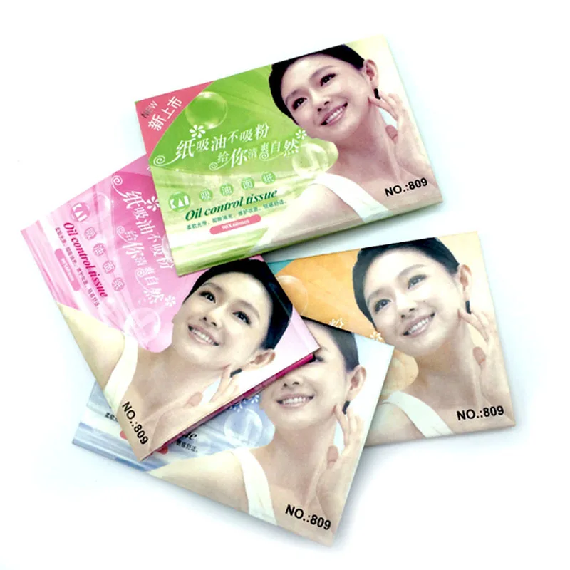 

400Pcs 10 Packs Tissue Paper 40Pcs/pack Makeup Cleaning Oil Absorbing Face Paper Oil Blotting Sheets Facial Cleaner Face Tools