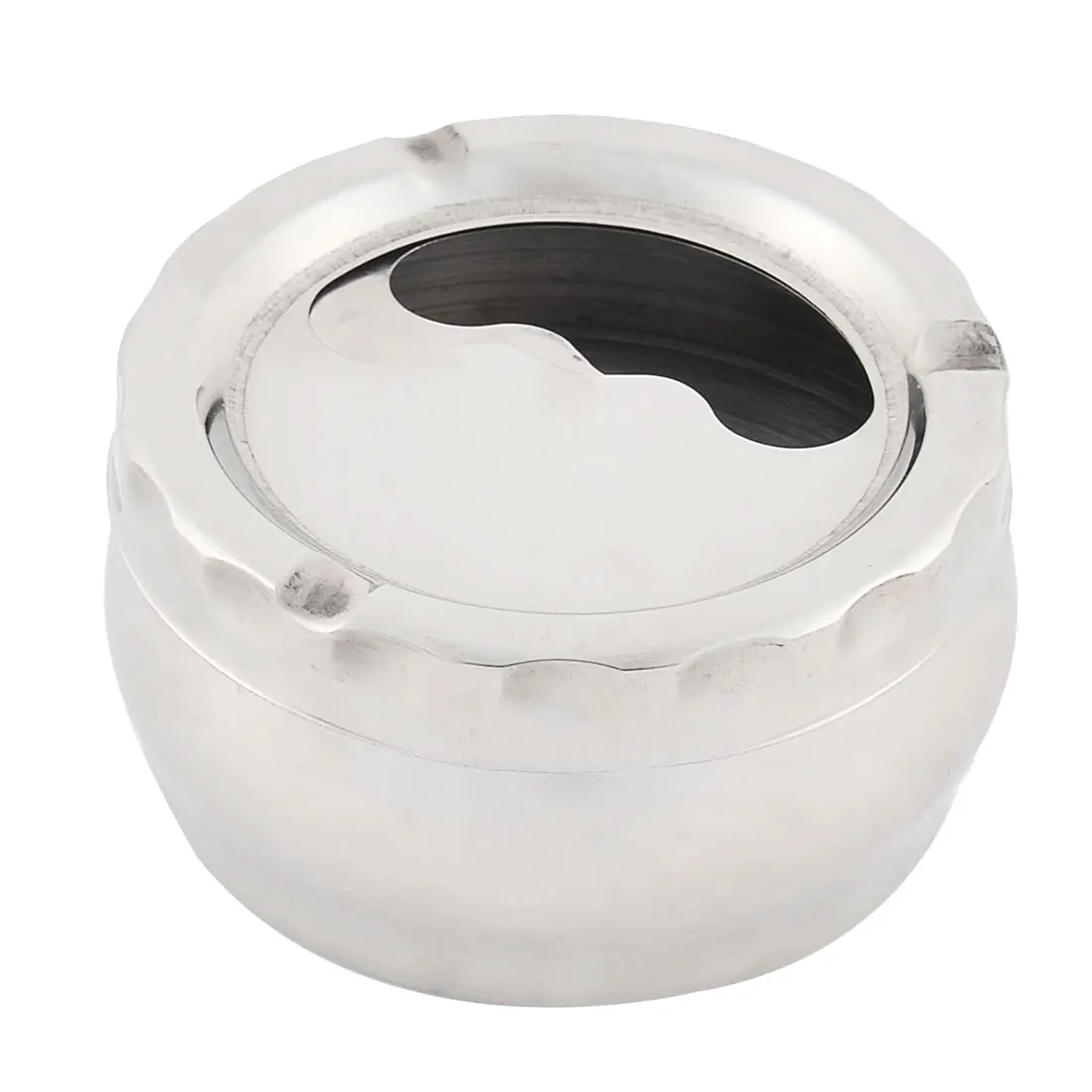 UXCELL Household Stainless Steel Cylindrical Shaped Rotary Cigarette