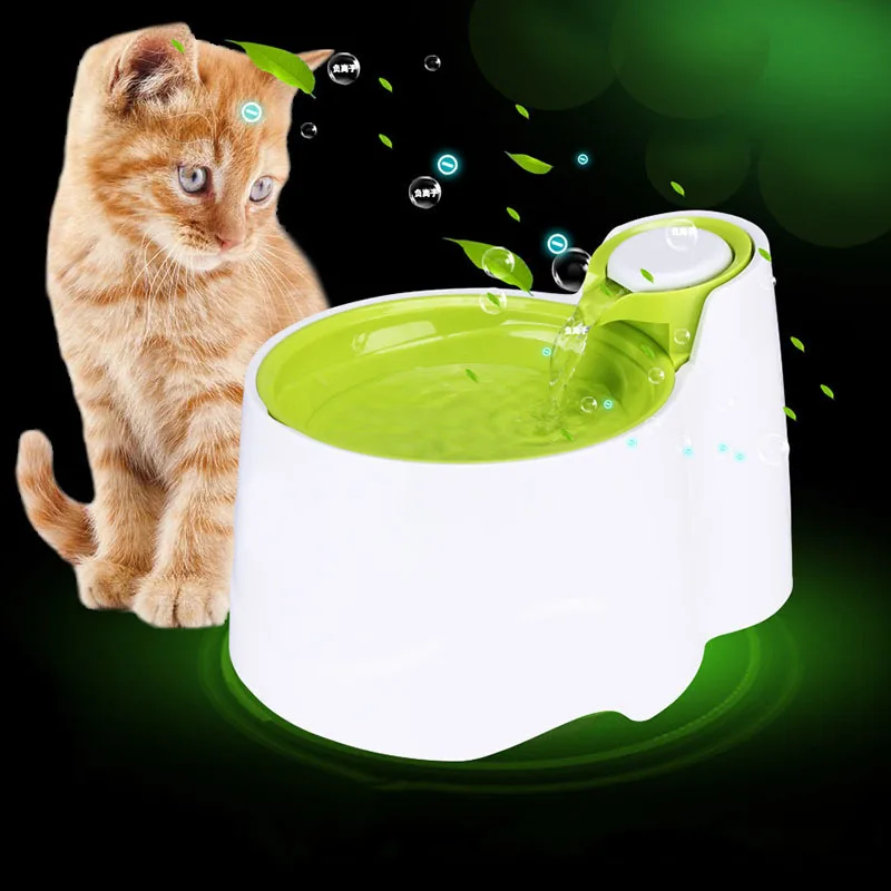 

KIMHOME PET LED Automatic Water Dispenser For Small Large Dogs Cats Pet Fountain Oxygen Automatic Circulation Of Filtered Water