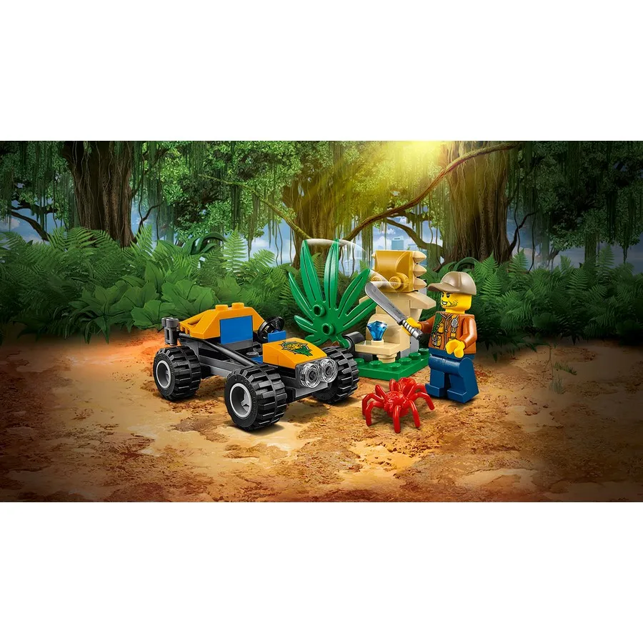 Комплекты для строительства моделей дизайнерский конструктор Lego City Buggy для поездок вокруг джунглей 60156-L