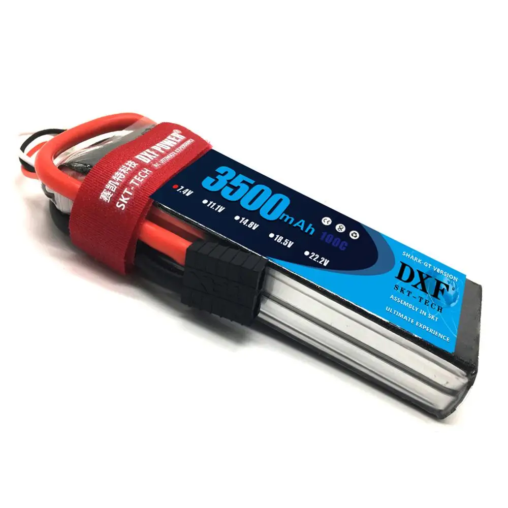 

DXF RC lipo battery 2S 7.4v 3500mAh 100C max 200C For RC helicopter car boat quadcopter Li-Po batteria AKKU Fpv drone
