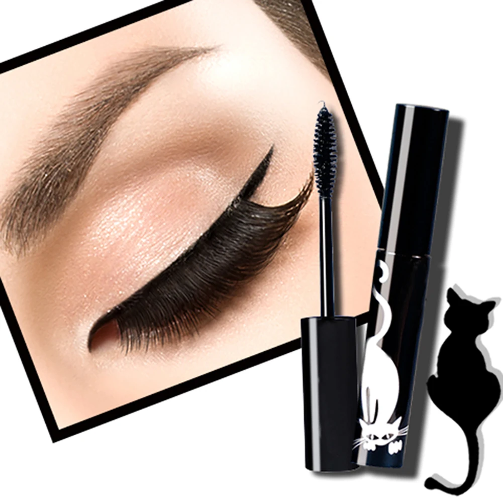 

3D Eyelashes Extension Volume Black Thick Lengthening Mascara Curling Waterproof Eye Lashes Cosmetics Makeup