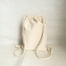 500 шт./лот, высококачественный хлопковый холщовый рюкзак на шнурке, сумка для покупок, Ситцевая сумка, простой стиль, многоразовая сумка,, для подарков