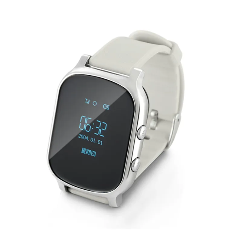 

Mini GPS Kids old man Smart Watch GPS WIFI SOS LBS Locate Finder emergency call GPS smartwatch T58 for elderly children
