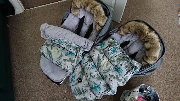 elodie details forest flora footmuff