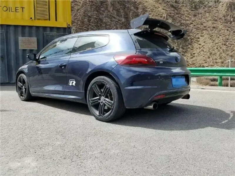 Для Volkswagen VW Scirocco GT стиль Scirocco углеродное волокно задняя крыша губы крыло спойлер для Volkswagen VW Scirocco 2010