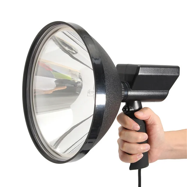 New Arrival Outdoor Sports 12v 100w 9 Xenon Handheld Camping New Arrival Outdoor Sports 12v 100w 9 Xenon Handheld Camping Hunting Super Light Spotlight Flashlights