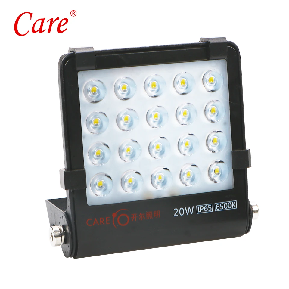 

Care LED Outdoor Floodlight Reflector 20W 6500K IP65 Waterproof LED Flood Light Gargen Lamp Landscape Lighting Square Spotlight