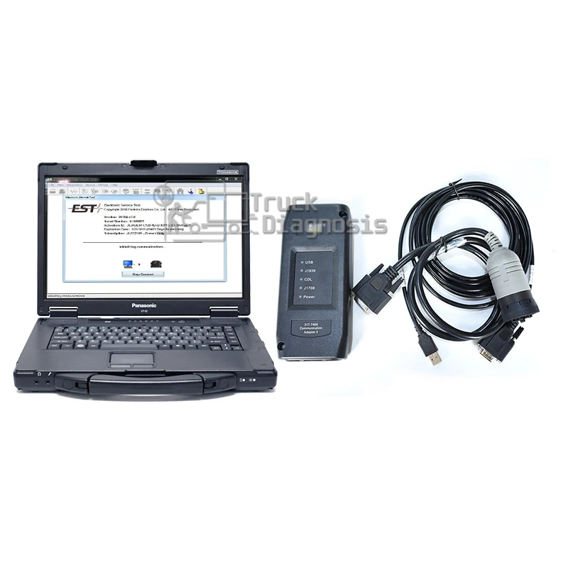 Для ET Коммуникационный адаптер III comm 3 диагностический инструмент с ET диагностическим интерфейсом+ Программное обеспечение sis+ флэш-программное обеспечение+ ноутбук t420