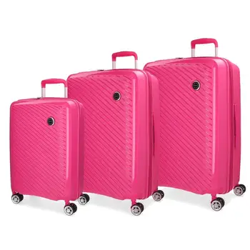 

SET 3/TROLLEY PP 55-66-78CM.4R.MOVOM TOKYO FUCSIA