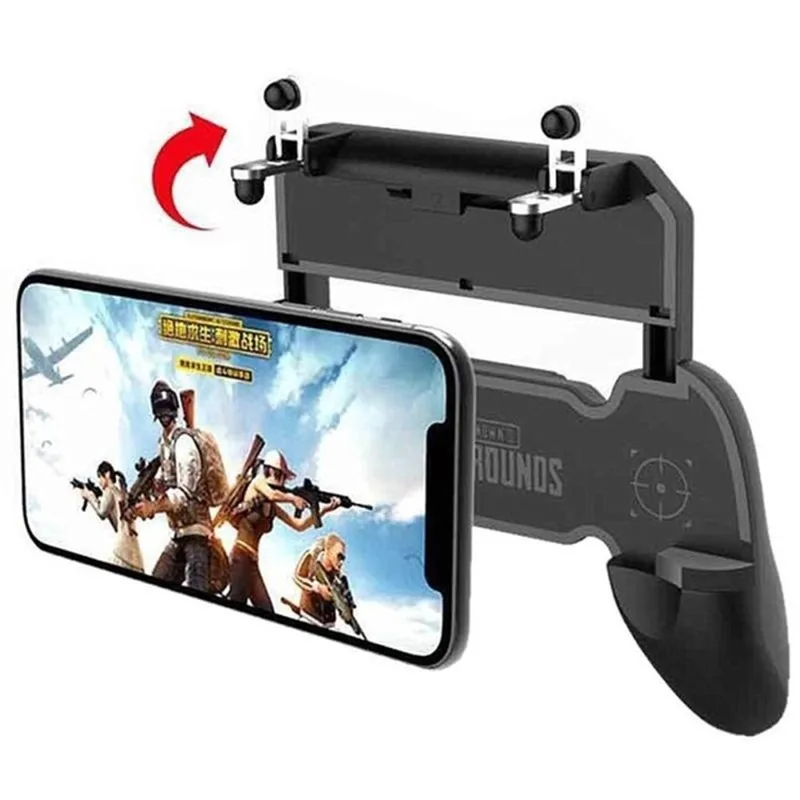 Игровой контроллер W10 PUBG триггер для стрельбы геймпад металлическая кнопка