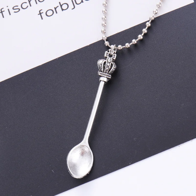 

Tea Spoon Theory Silver Plated Necklace Disability Fibromyalgia Spoonie Ket