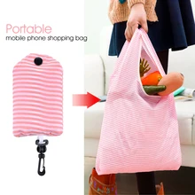 Цветочный тканевый Мобильный складной пакет для супермаркетов креативный подарок портативный небольшой водонепроницаемый мешок для хранения