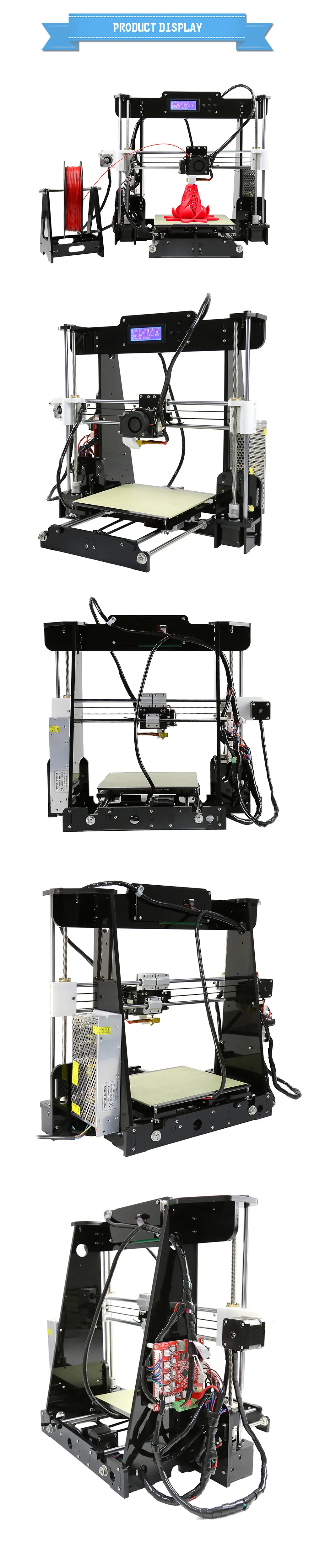 Шэньчжэнь завод дешевые 3d принтер Высокая точность Anet A6 A8 A2 3d принтер Reprap Prusa i3 печатная машина в CZ/US/CN склад