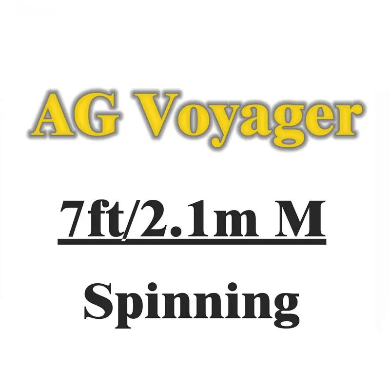 AG voyager спиннинг baitcasing Удочка 4 секции дорожная Удочка ML M MH 1,8 2,1 2,4 2,7 м углеродная Удочка F MF action - Цвет: Светло-серый