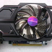 Для GIGABYTE GV-N750OC-1GI Видеокарта для nVIDIA GeforceGTX 750 1 ГБ 128Bit GDDR5 Видеокарты DVI Используются Карты