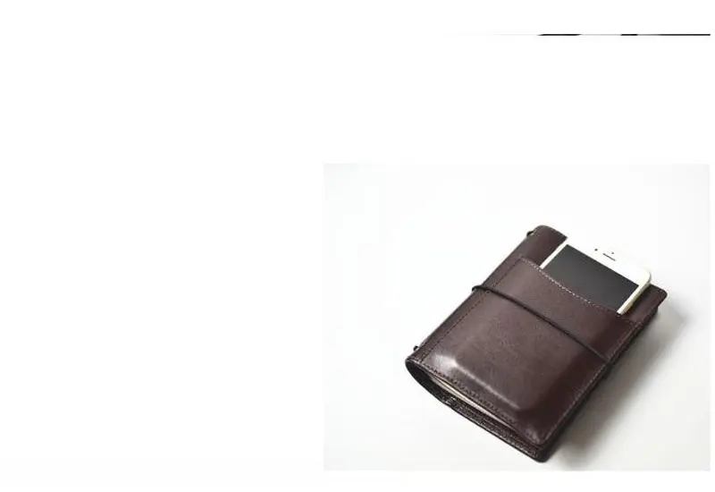 Yiwi винтажный блокнот из натуральной кожи TN для путешествий с карманом Сделай сам Дневник ежемесячный планировщик план совещаний организованная Мода