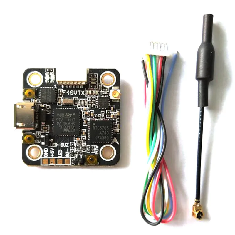

F4_SVTX STM32F411C Flight Controller Integrated 5.8G 48CH 25/100/200mW Switchable VTX OSD 20x20mm For RC Models Quadcopter Parts