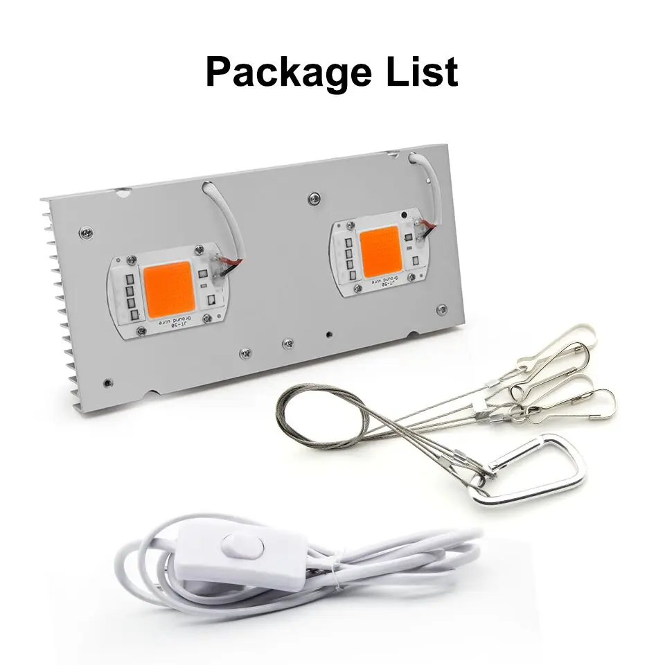  COB LED Grow Light Full Spectrum Actual Power 50W 100W 150W 200W LED Plant Grow Lamp for Indoor Pla - 32904725362