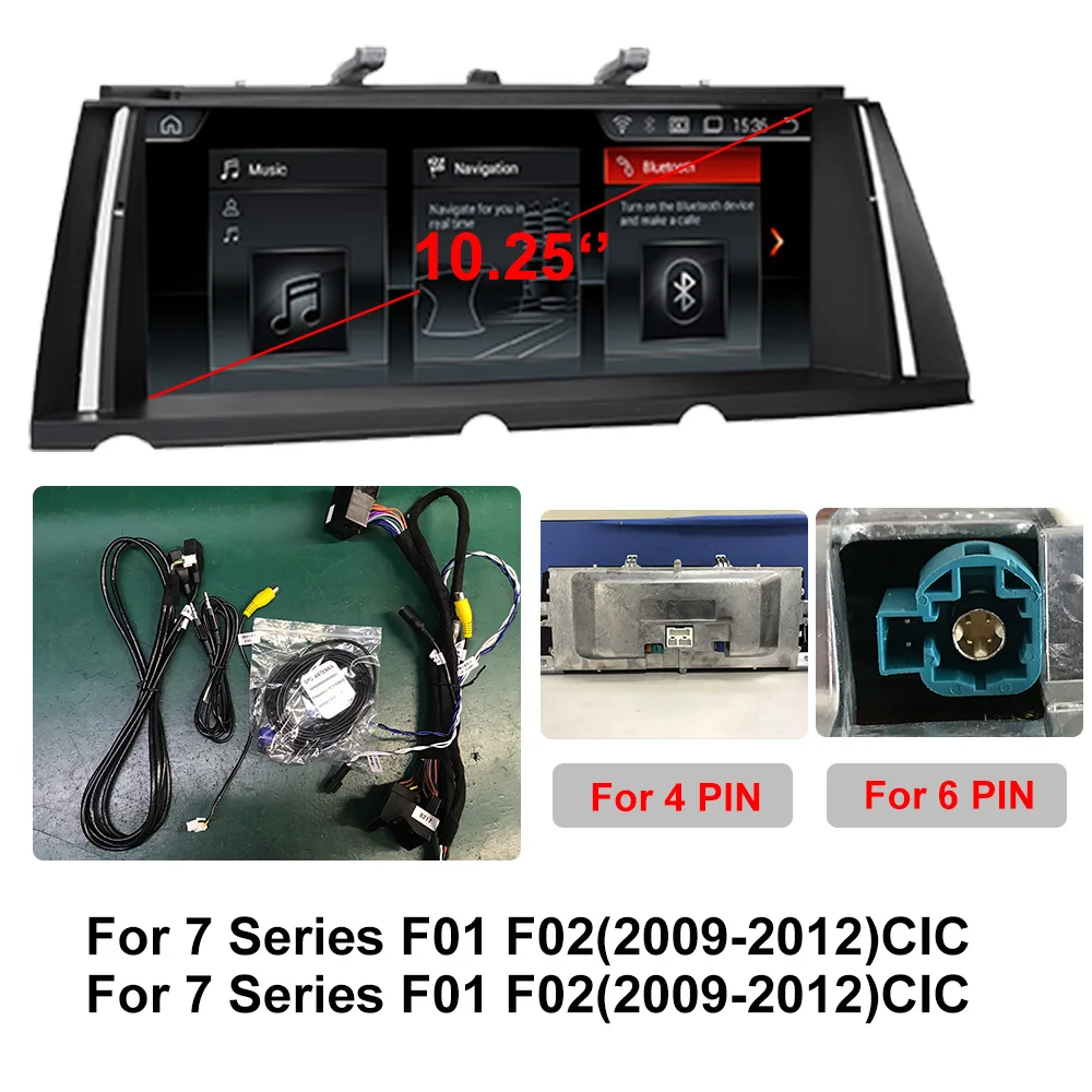 Anroid 8 1 IPS автомобильный DVD плеер для BMW 7 серии F01/F02 CIC NBT оригинальный E65/E66 экран