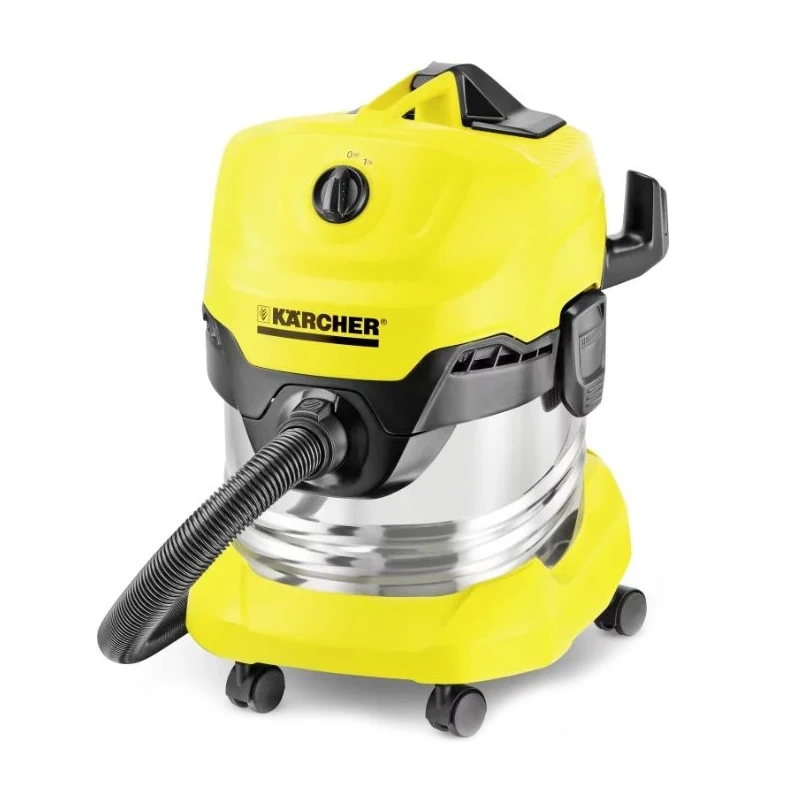 Пылесос для сухой и влажной уборки KARCHER WD 4 Premium ( вместимость пылесборника 20л, для сухой и влажной уборки, мощность 1000 Вт, отсек для сетевого шнура)
