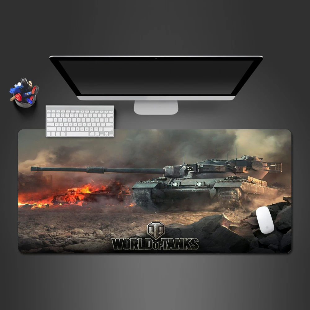 Горячая World Of Tanks коврик для мыши Battlefield большой коврик для Мыши Компьютерный коврик для мыши Wot подарок на Хэллоуин игровой коврик для мыши