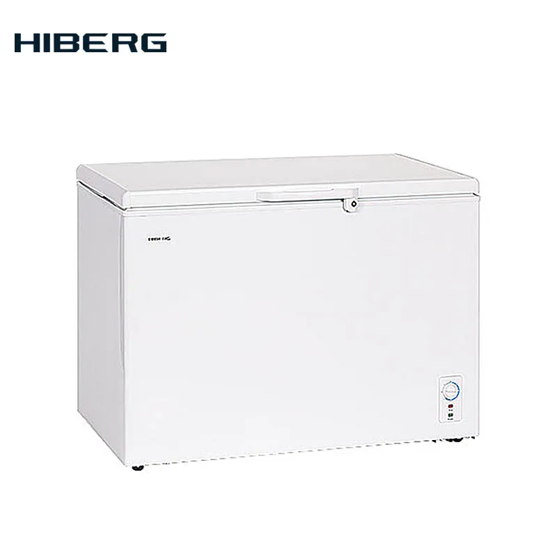 Морозильный ларь HIBERG PF 42L2GW, обьем 420 л, заморозка 24 кг/сутки, 2 корзины, замок на ручке, лапа подсветки. СТЕКЛЯННЫЕ СДВИЖНЫЕ ДВЕРЦЫ