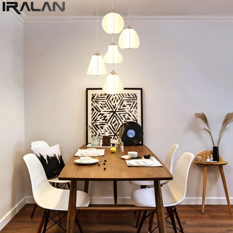 

IRALAN LED Pendant Lights for Kitchen Island Dining Room Shop Bar Counter Decoration Cylinder Pipe Pendant Lamps Kitchen Lights