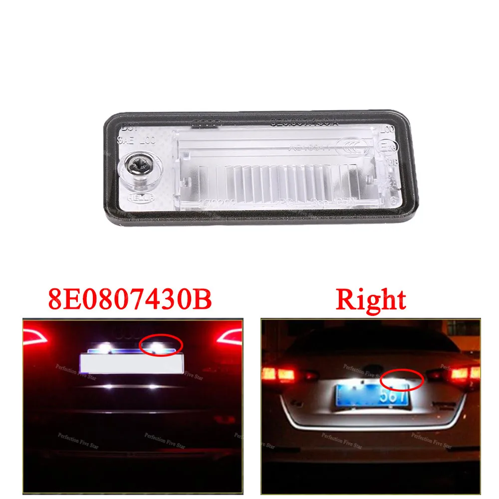 Светильник 8E0807430A 8E0807430B для AUDI A3 A4 S4 B6 B7 A6/S6 Q7 2007 2009 RS4 2006 2008|plate license|audi plateaudi license plate |
