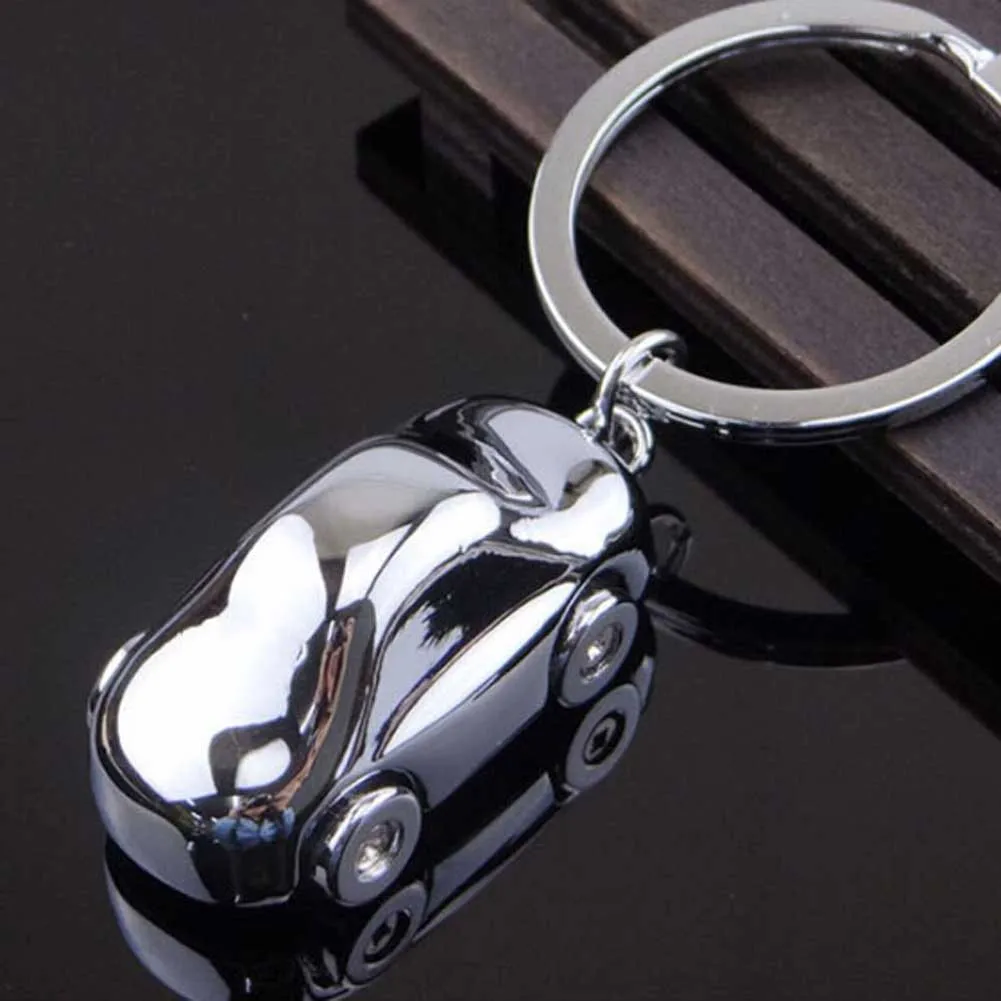 Metal Car Shape Key chain Keychain Lover Housekeeper Key Holder Zinc