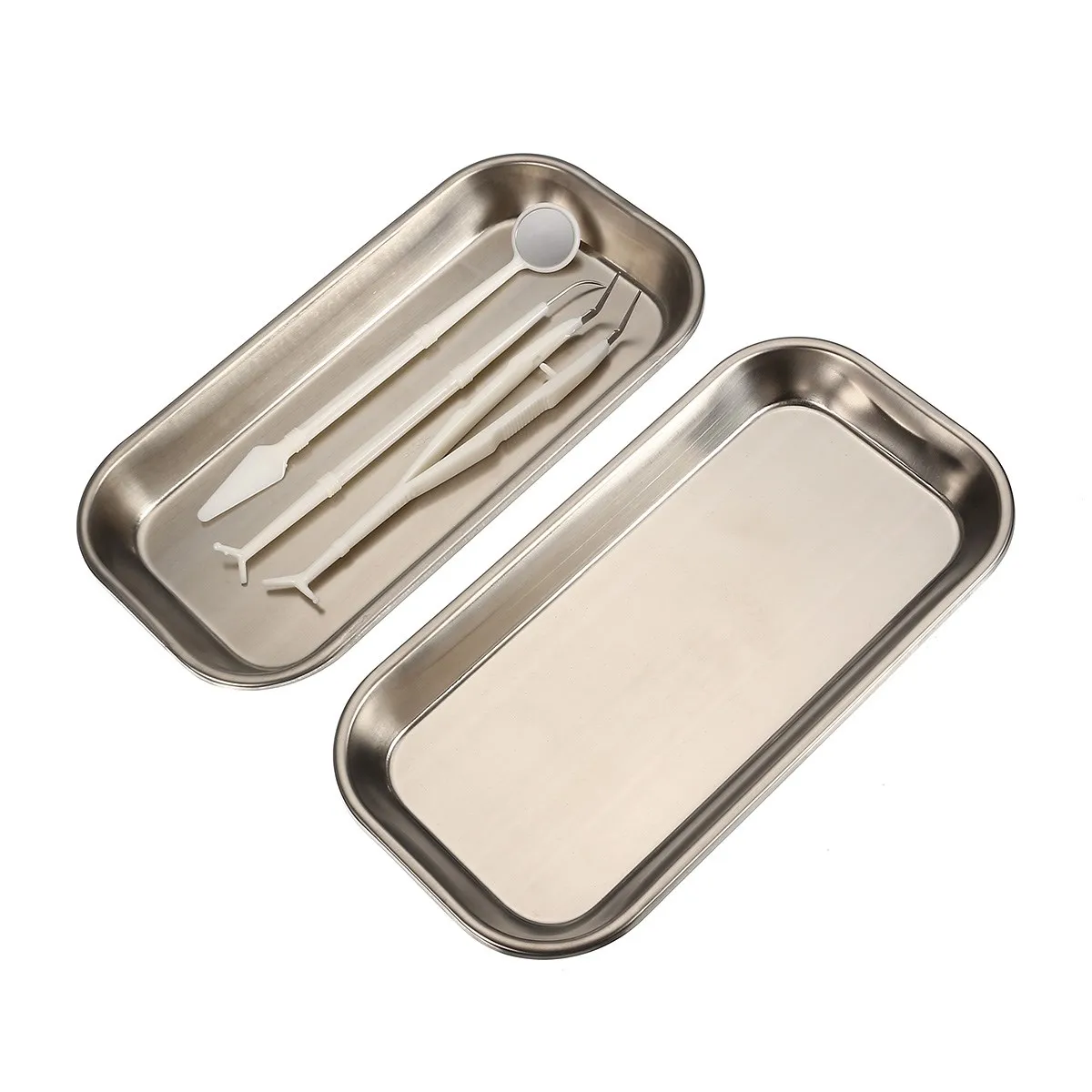 Stainless Steel Surgical Medical Dental Disinfection Tray Square Plate
