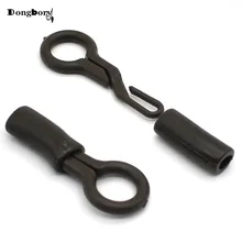20 Satz Fishing Back Lead Clips Durable Karpfen Angeln Mit-Tubes Tackle R4W7
