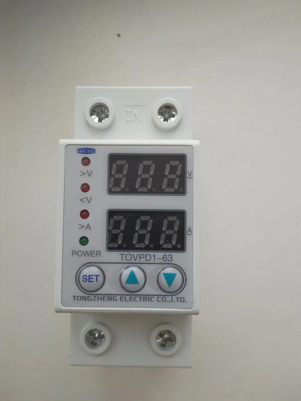 Tomzn реле напряжения инструкция Tomzn tovpd1 60 ec