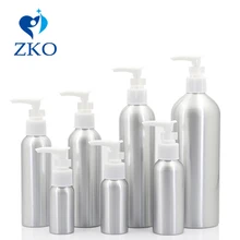 Новинка! 1 шт 30 мл-500 мл алюминиевая бутылка с насосом для лосьона с зажимом, бутылка для шампуня многоразовая бутылка