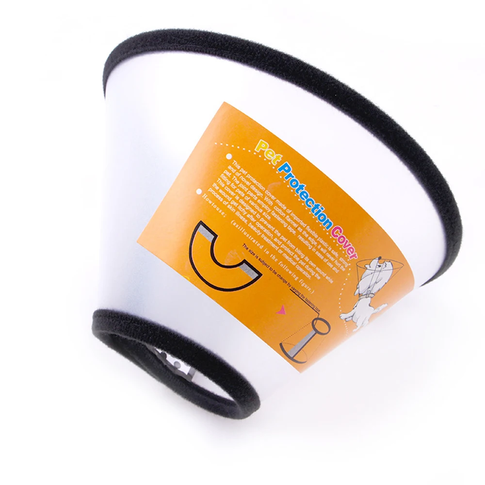 Plastic Cone Pet Products Anti Bite And Scratching Elizabeth Collar For Cats Elizabeth Circle Dog Protection Beauty Healing E