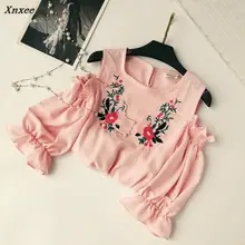Xnxee 2018 Spring Summer Fashion Women O-Neck Floral Embroidery Blusas New Puff Sleeve Blusa Casual Off Shoulder Blouse 67137 Xnxee 2018 Spring Summer Fashion Women O-Neck Floral Embroidery Blusas New Puff Sleeve Blusa Casual Off Shoulder Blouse 67137