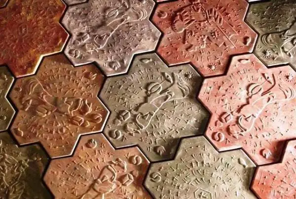 

NEW Plastic Molds for Concrete Paving Slabs Wall Stone Cement Tiles "Egypt" Paving Slabs Plastic molds BEST PRICE