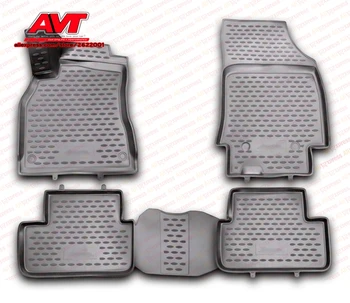 

Floor mats for Renault Fluence 2010- 4 pcs rubber rugs non slip rubber interior car styling accessories