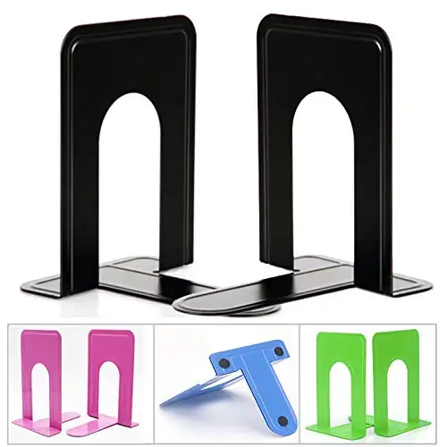 

Heavy Duty Metal Bookends Book Ends 190mm / 7.5'' Office Stationery