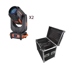 2 шт./Партия+ чехол, 260 Вт Луч движущийся головной свет светодиодный сценический диджей для диско клуба 10r движущийся