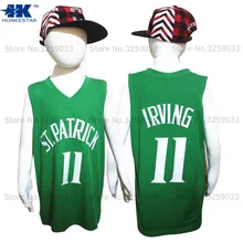 

Kids Boy Kyrie Irving Jersey St. Patrick #11 HS Throwback Basketball Jersey Youth Basket Uniforms Stitched For Children